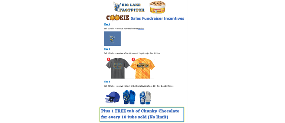 COOKIE SALES FUNDRAISER IS OVER!  (Est. Delivery Early May)